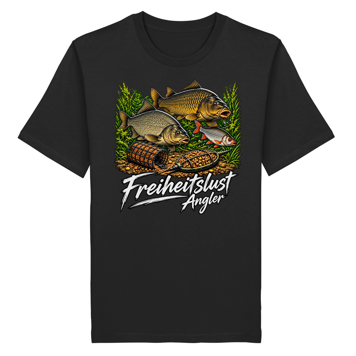 Freiheitslust Fishing T-Shirt - Feeder-Power