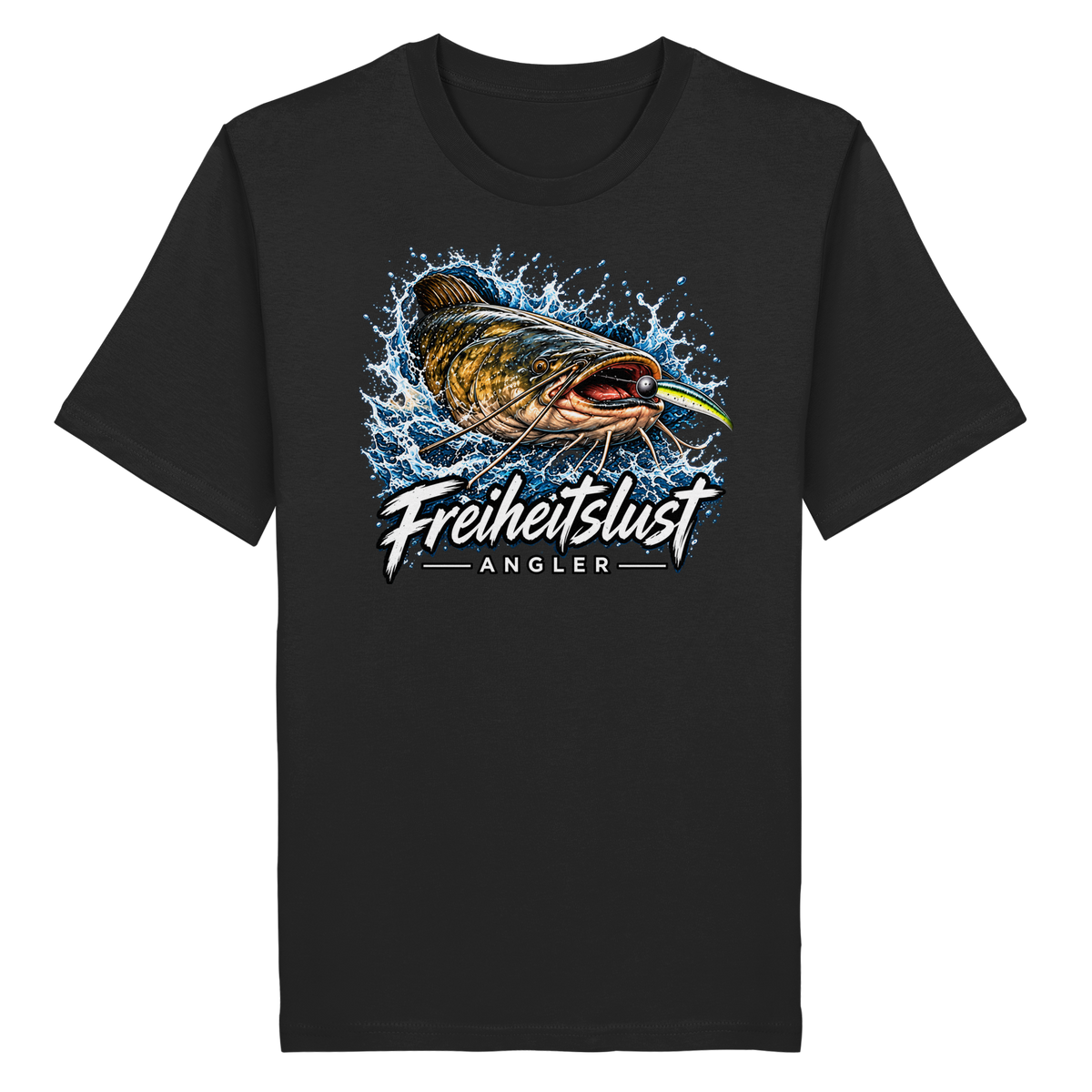 Freiheitslust Fishing T-Shirt - Waller Edition