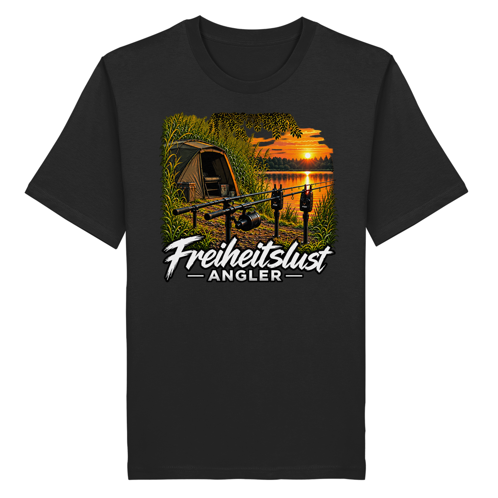 Freiheitslust Fishing T-Shirt - Angelplatz