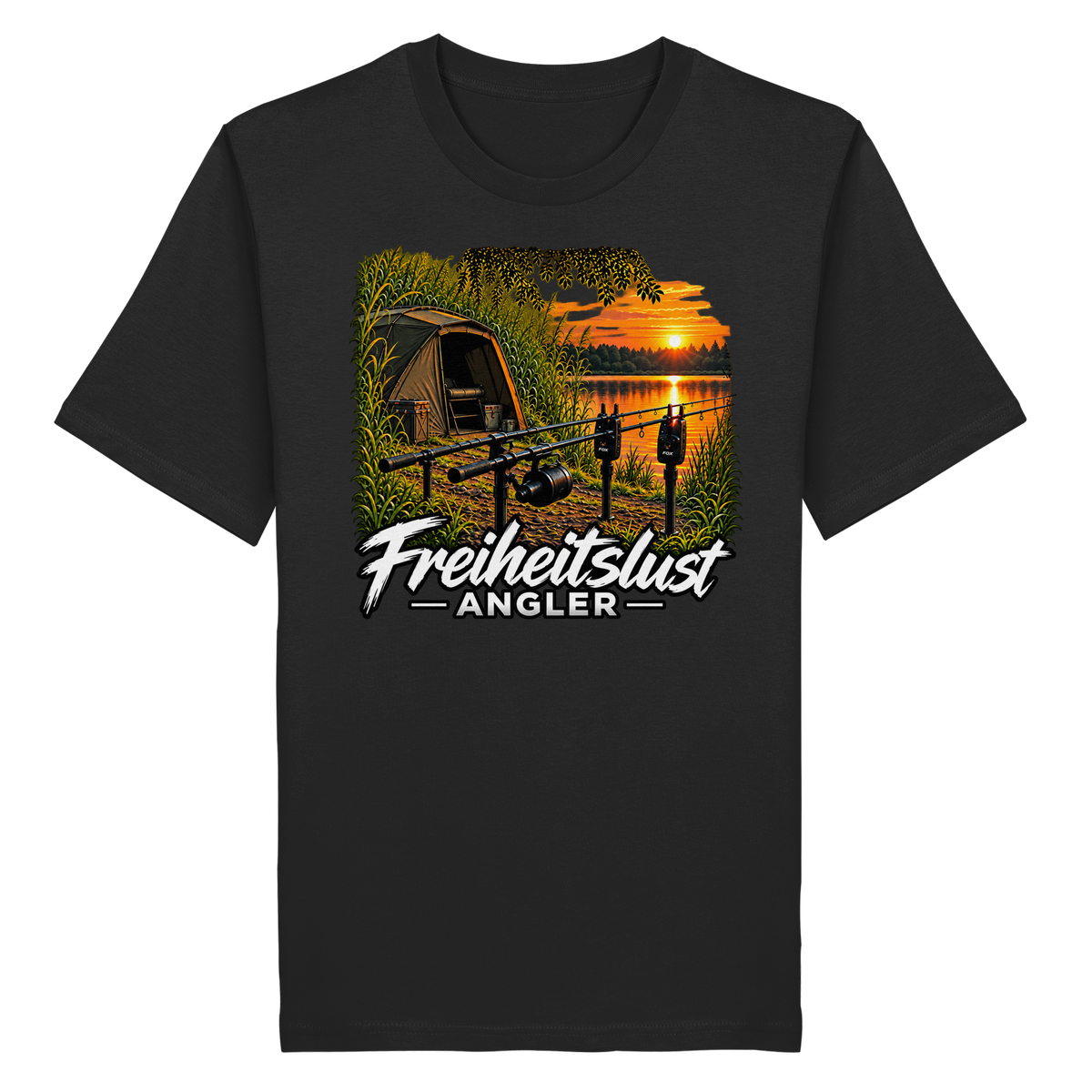 Freiheitslust Fishing T-Shirt - Angelplatz