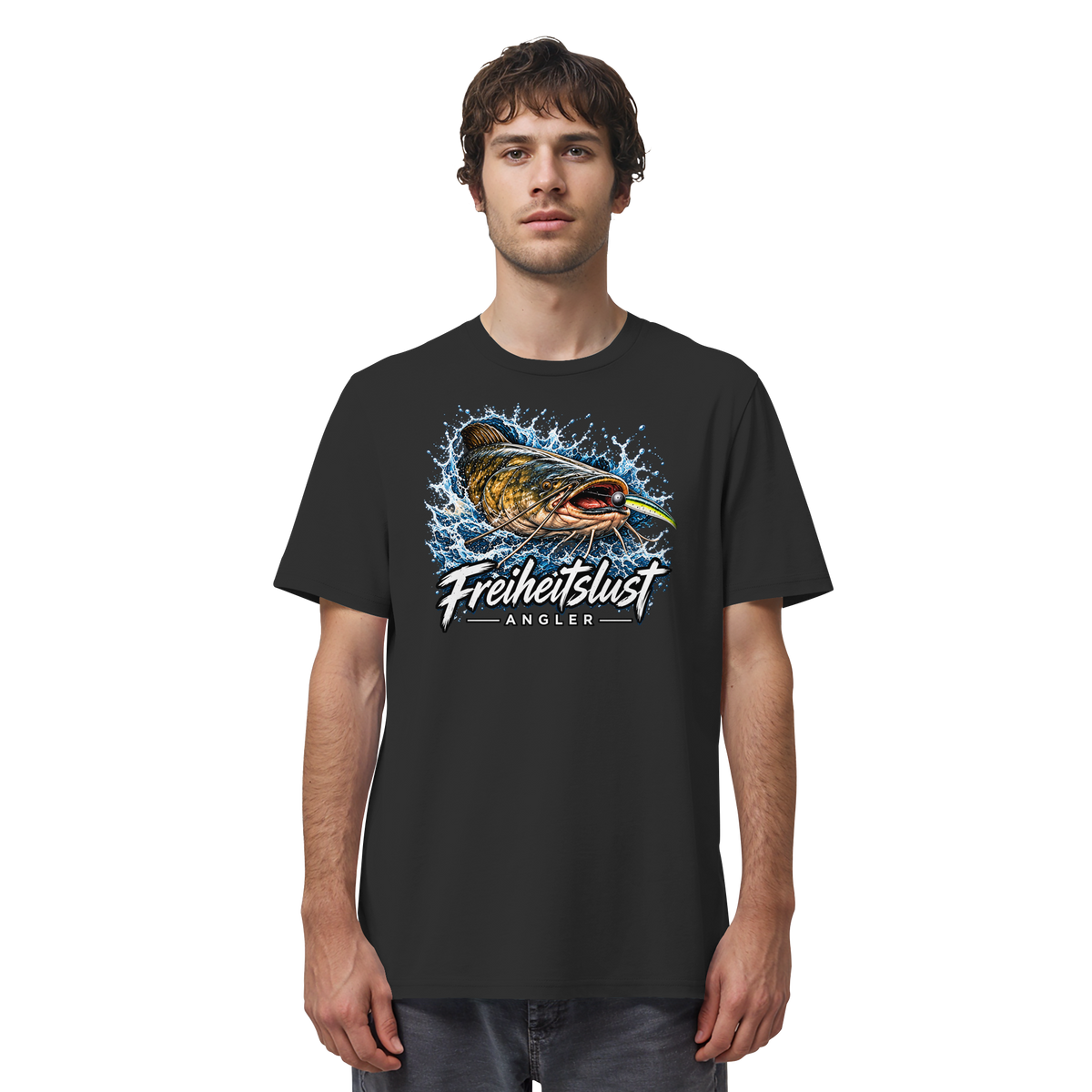 Freiheitslust Fishing T-Shirt - Waller Edition