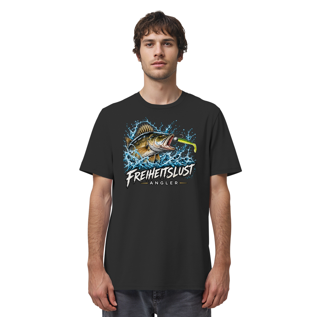 Freiheitslust Fishing T-Shirt - Zander Edition