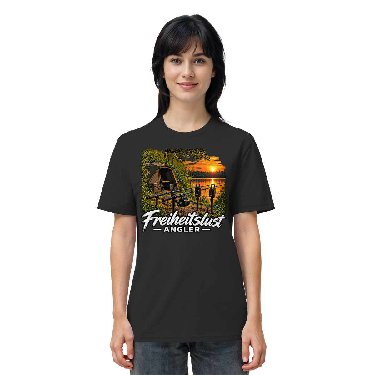 Freiheitslust Fishing T-Shirt - Angelplatz