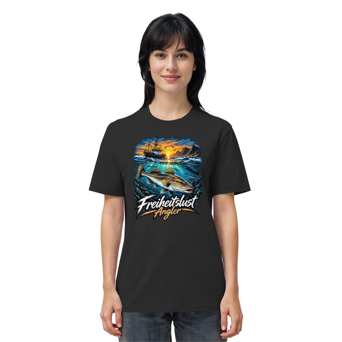 Freiheitslust Fishing T-Shirt - Dorsch Edition