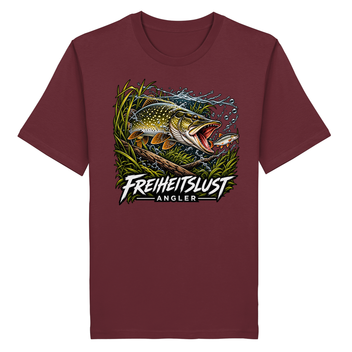 Freiheitslust Fishing T-Shirt - Hecht Edition