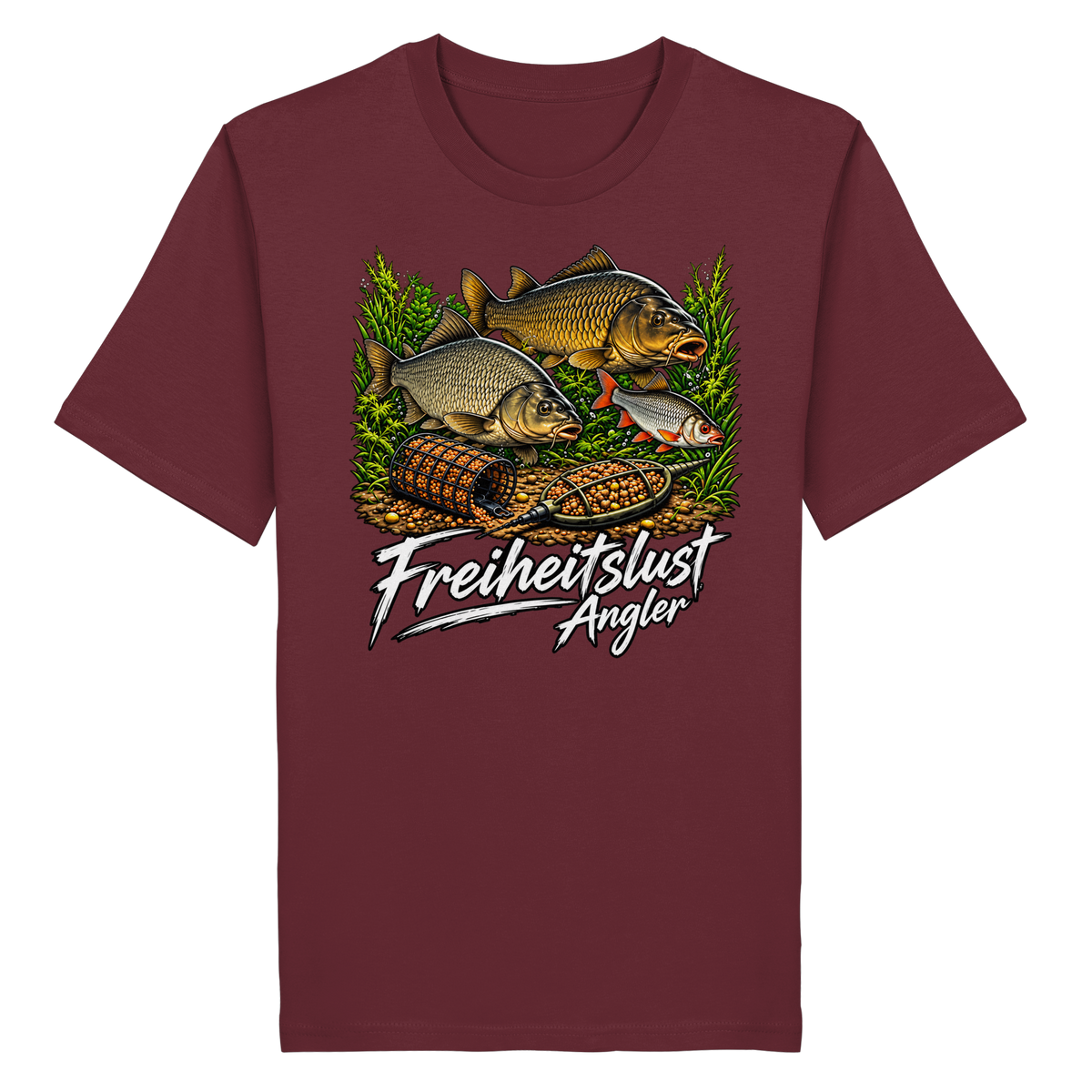 Freiheitslust Fishing T-Shirt - Feeder-Power