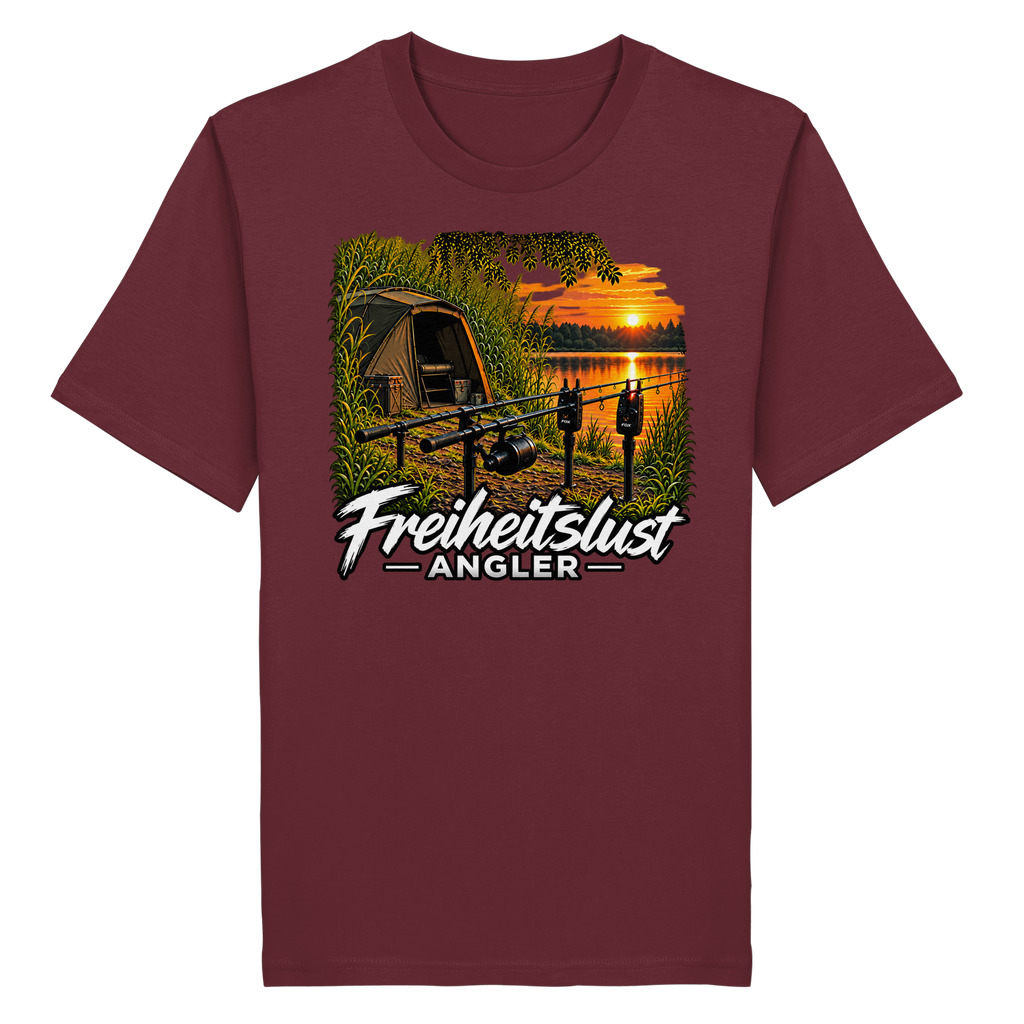 Freiheitslust Fishing T-Shirt - Angelplatz