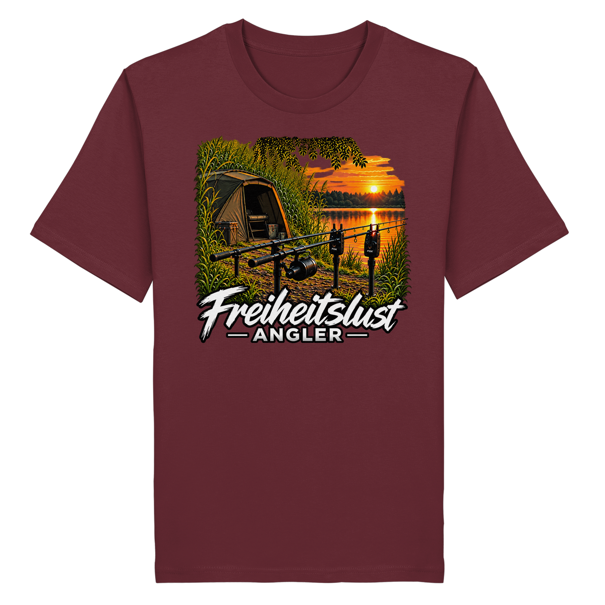 Freiheitslust Fishing T-Shirt - Angelplatz