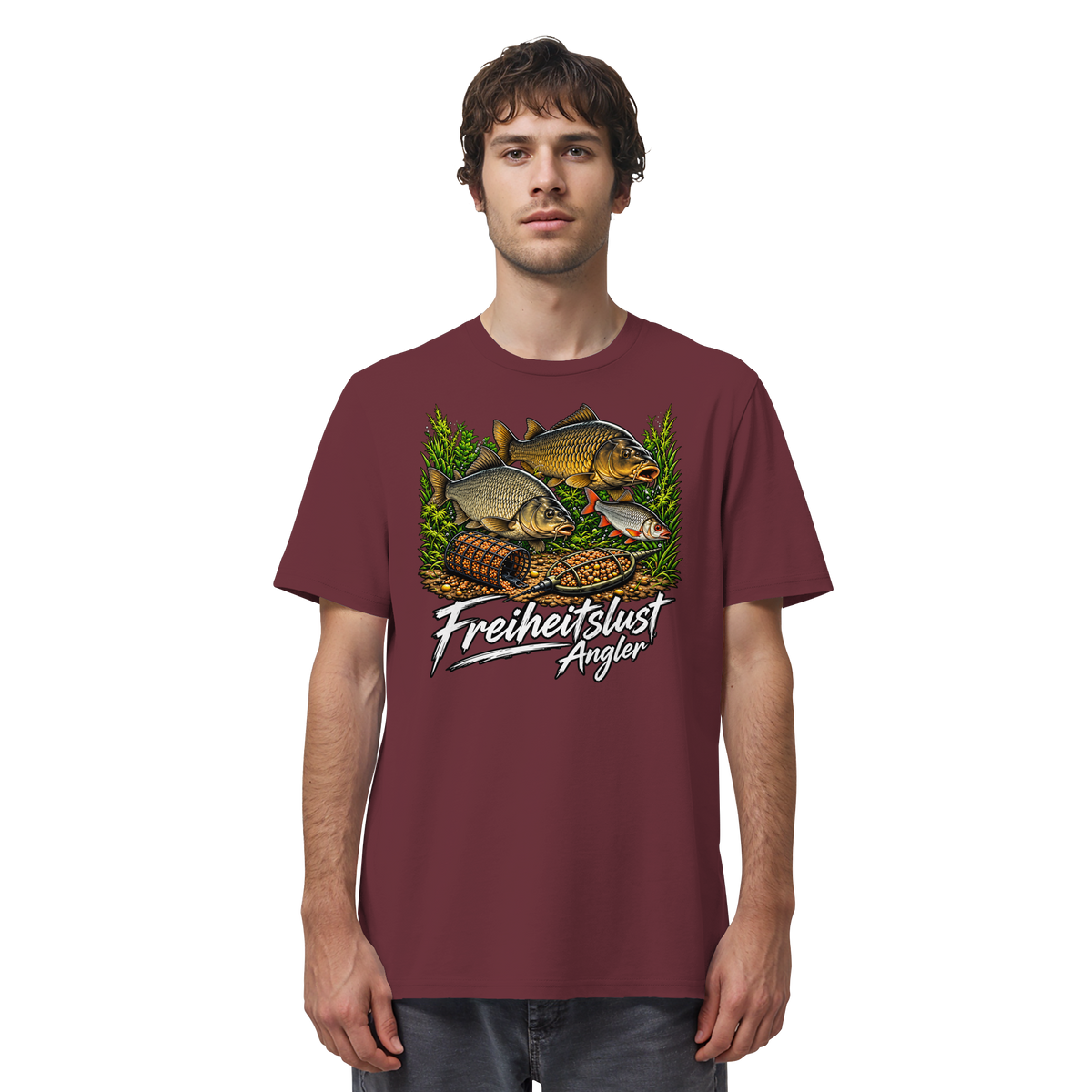 Freiheitslust Fishing T-Shirt - Feeder-Power