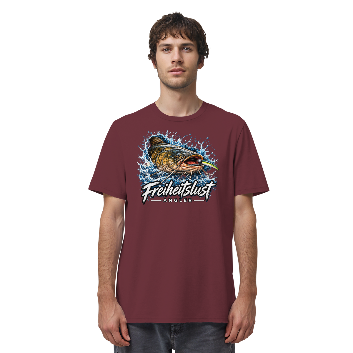 Freiheitslust Fishing T-Shirt - Waller Edition