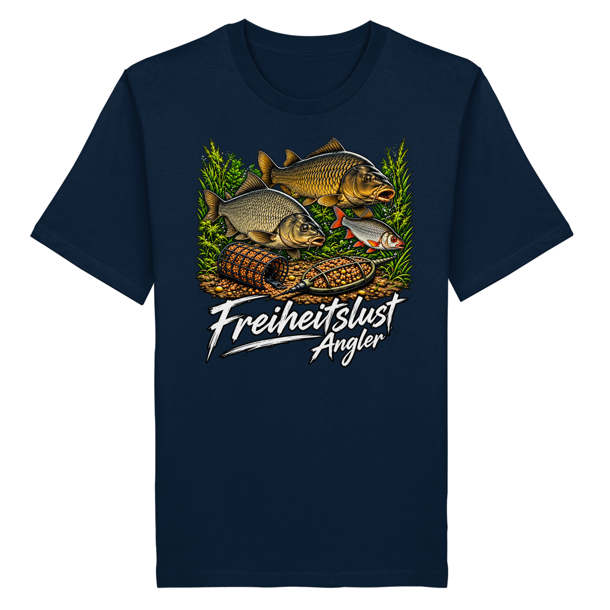 Freiheitslust Fishing T-Shirt - Feeder-Power