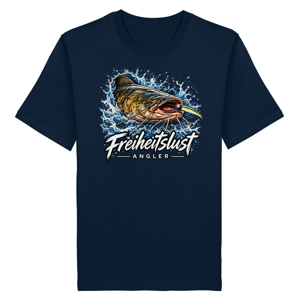 Freiheitslust Fishing T-Shirt - Waller Edition
