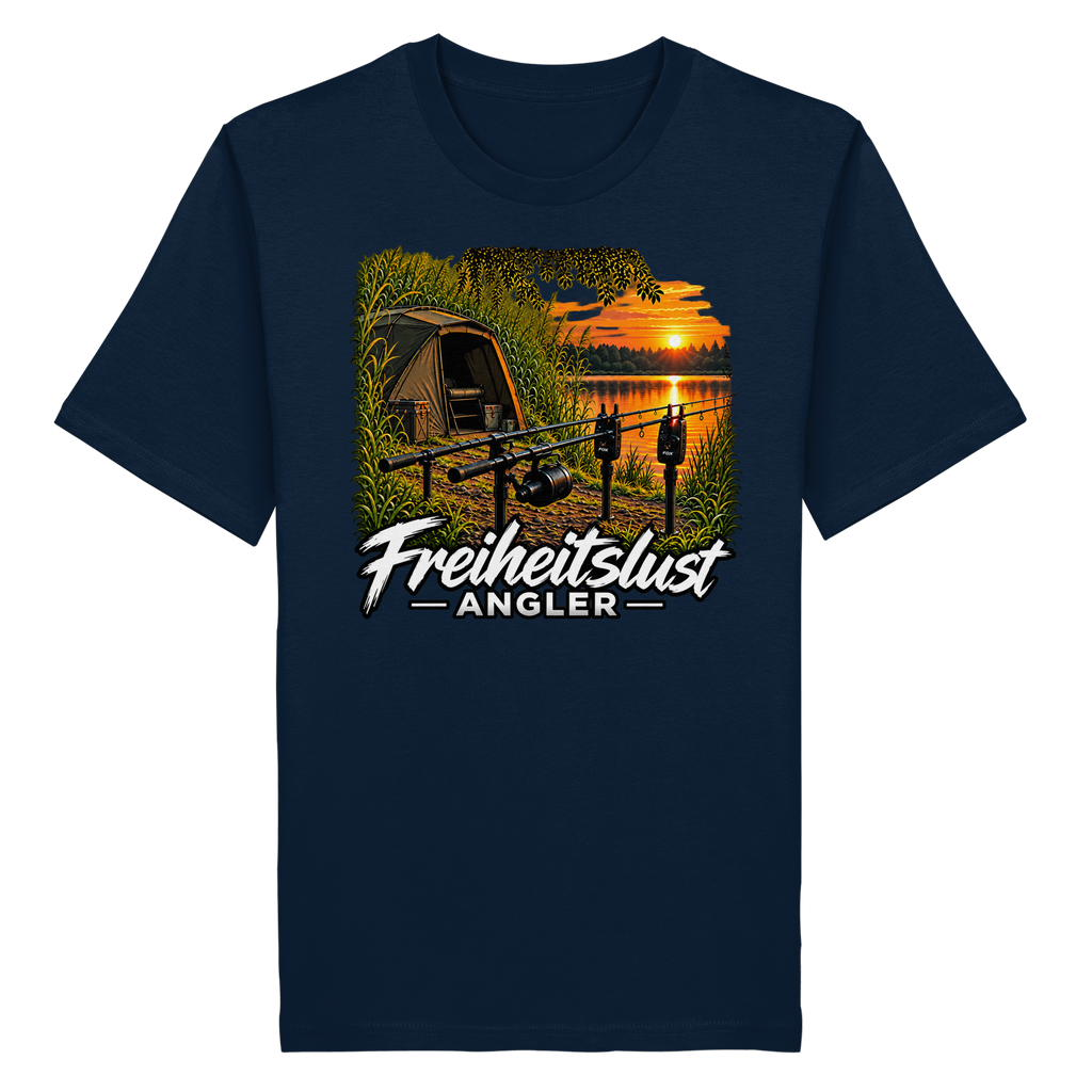 Freiheitslust Fishing T-Shirt - Angelplatz