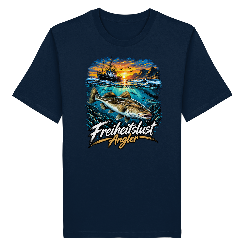 Freiheitslust Fishing T-Shirt - Dorsch Edition
