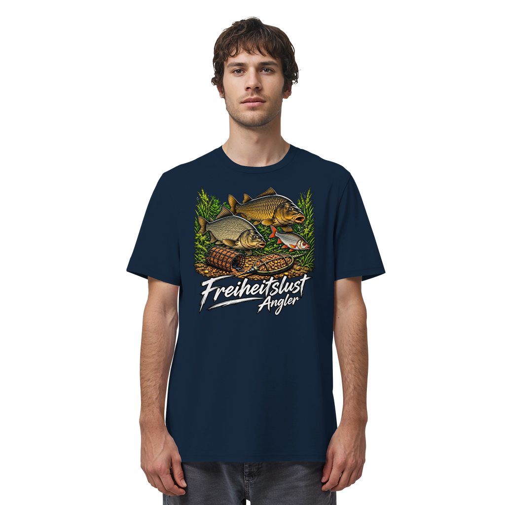 Freiheitslust Fishing T-Shirt - Feeder-Power