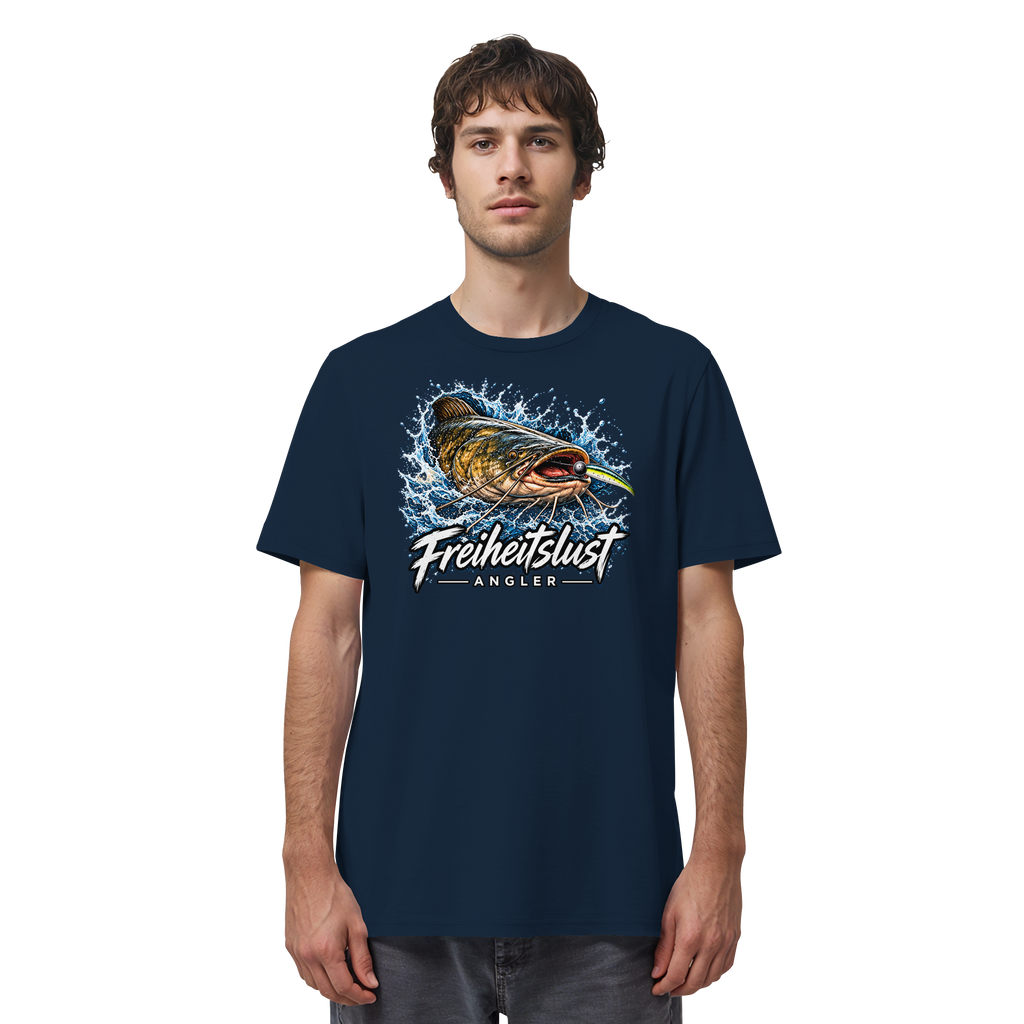 Freiheitslust Fishing T-Shirt - Waller Edition