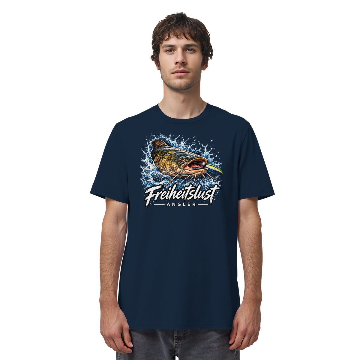 Freiheitslust Fishing T-Shirt - Waller Edition