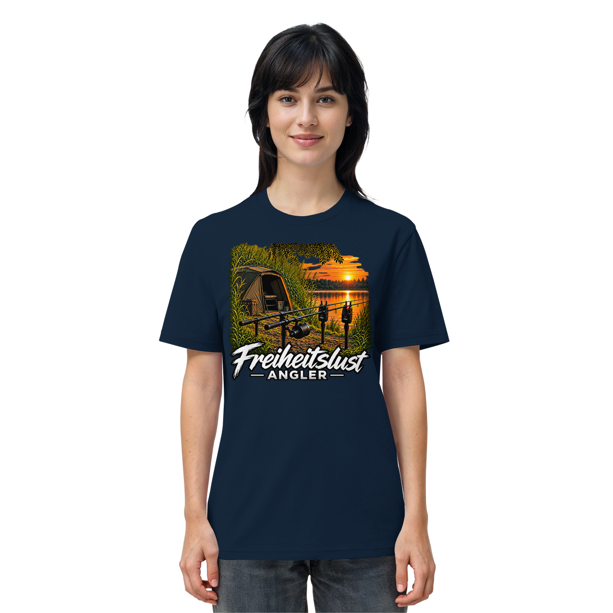 Freiheitslust Fishing T-Shirt - Angelplatz
