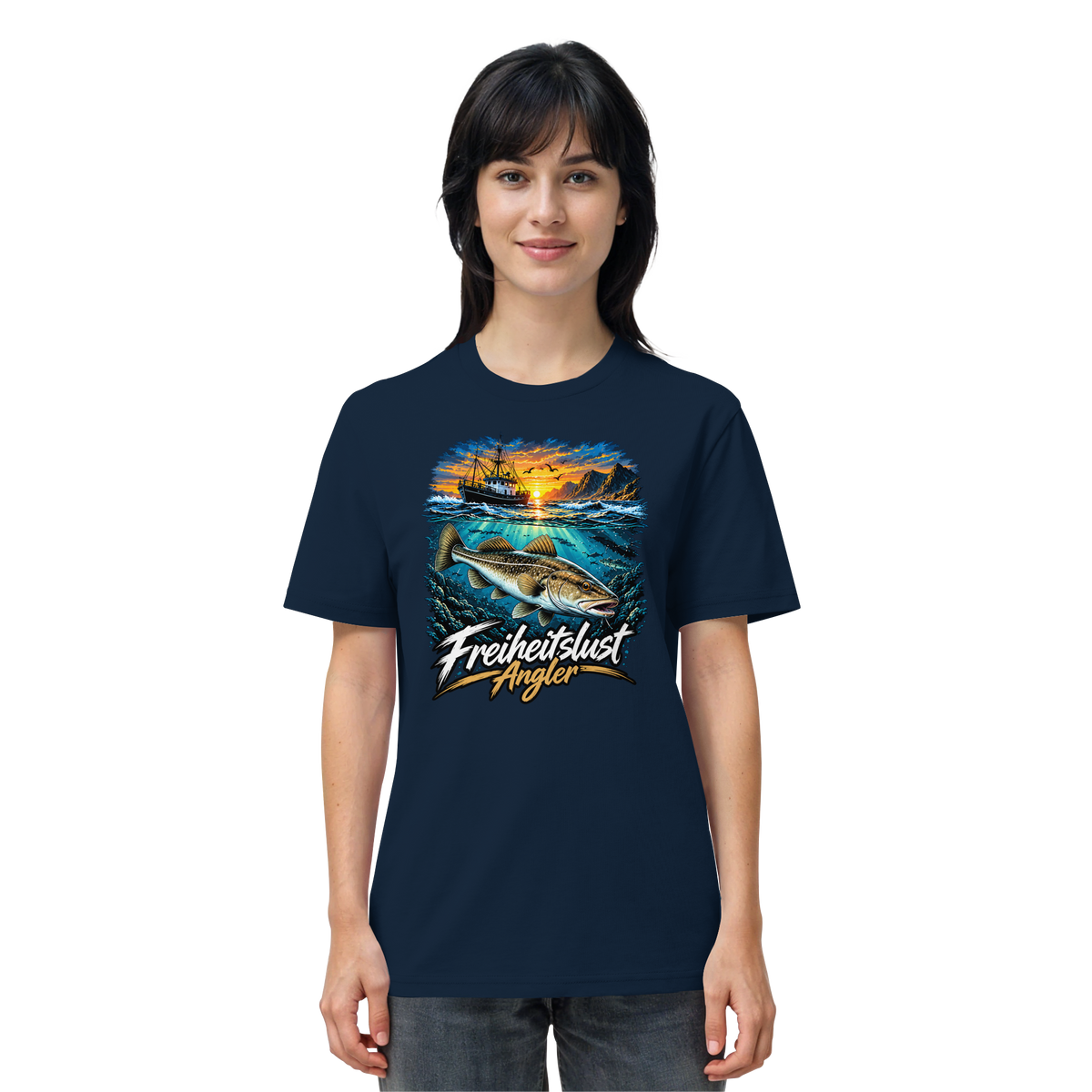 Freiheitslust Fishing T-Shirt - Dorsch Edition