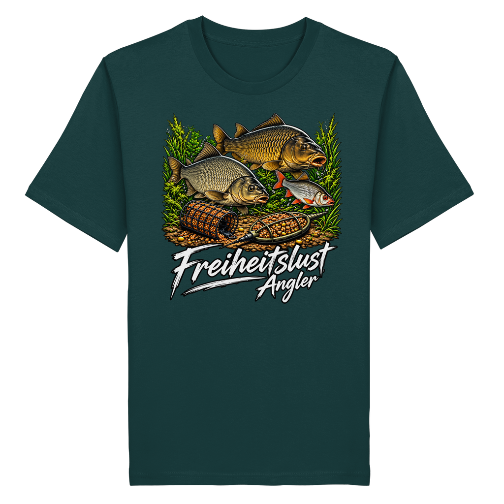 Freiheitslust Fishing T-Shirt - Feeder-Power