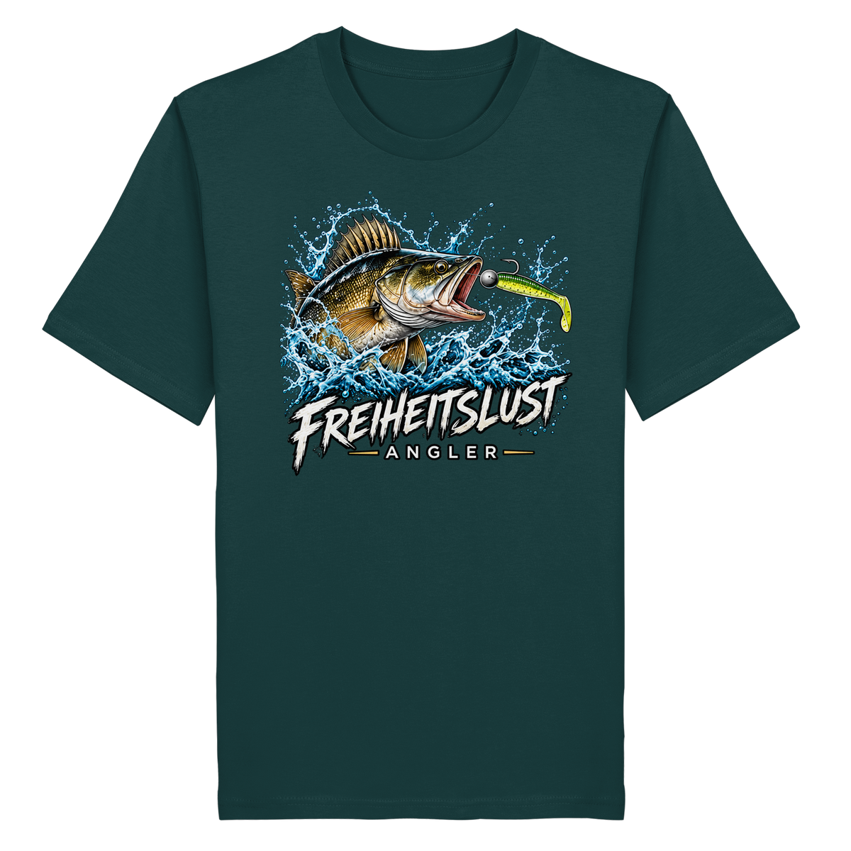 Freiheitslust Fishing T-Shirt - Zander Edition
