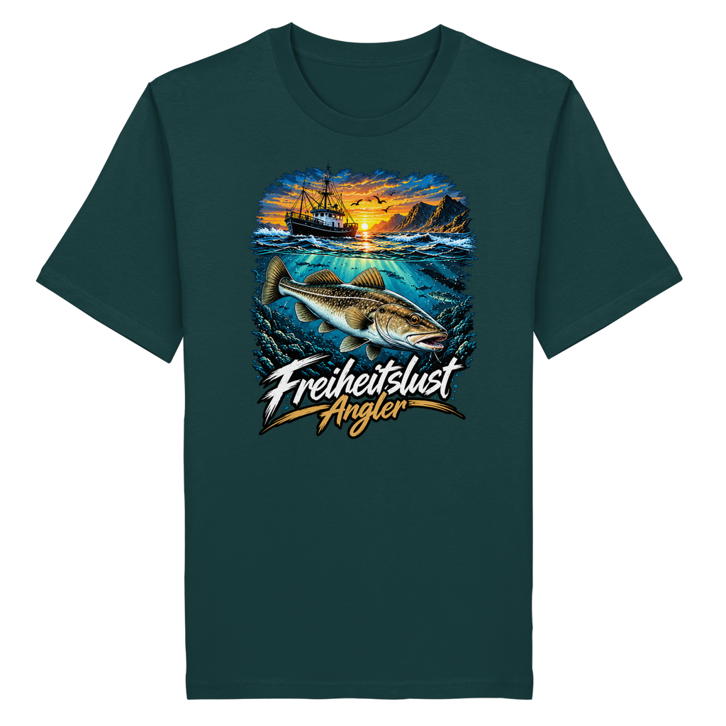 Freiheitslust Fishing T-Shirt - Dorsch Edition