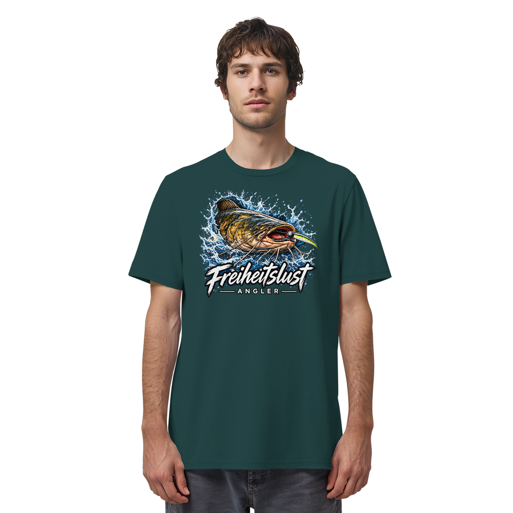 Freiheitslust Fishing T-Shirt - Waller Edition