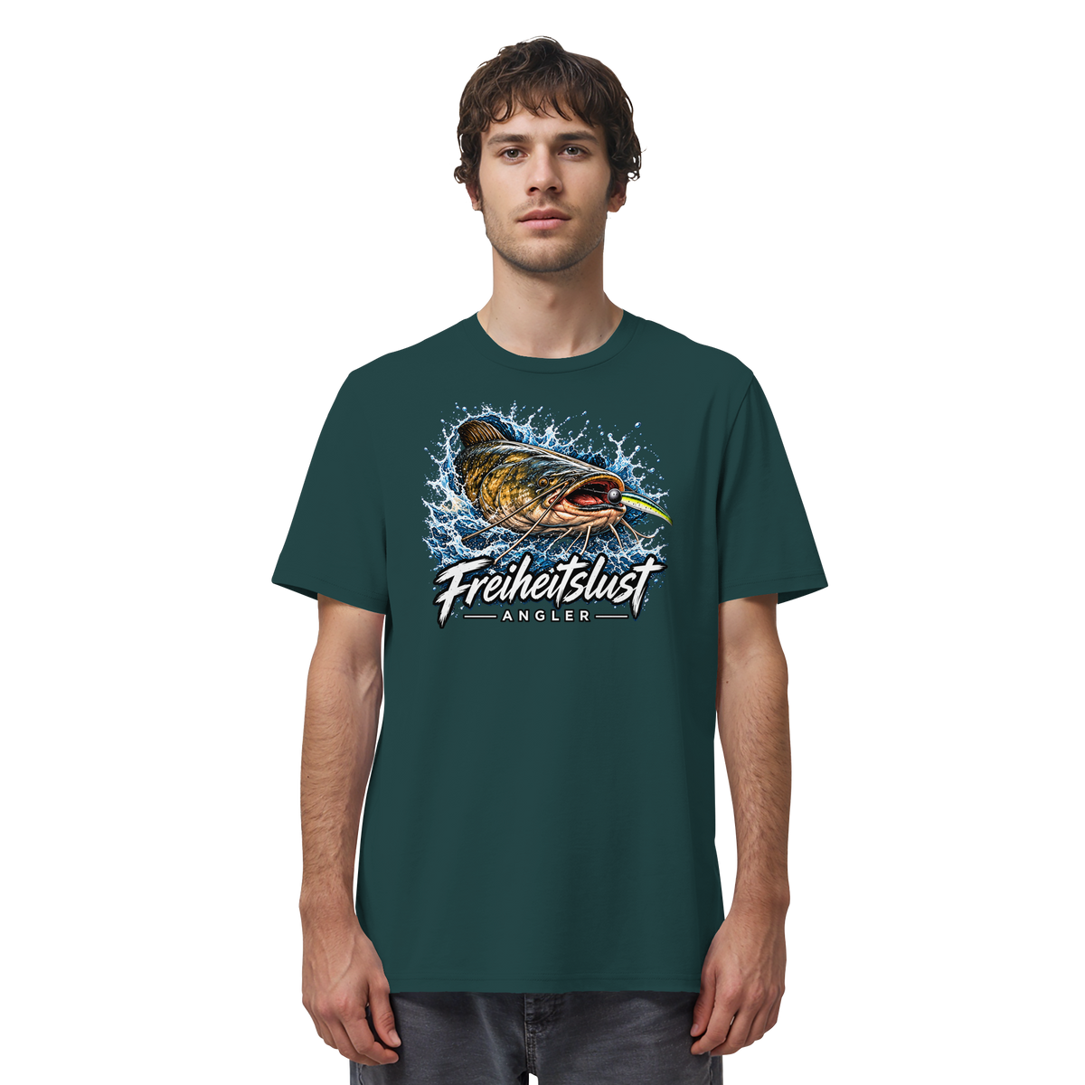 Freiheitslust Fishing T-Shirt - Waller Edition
