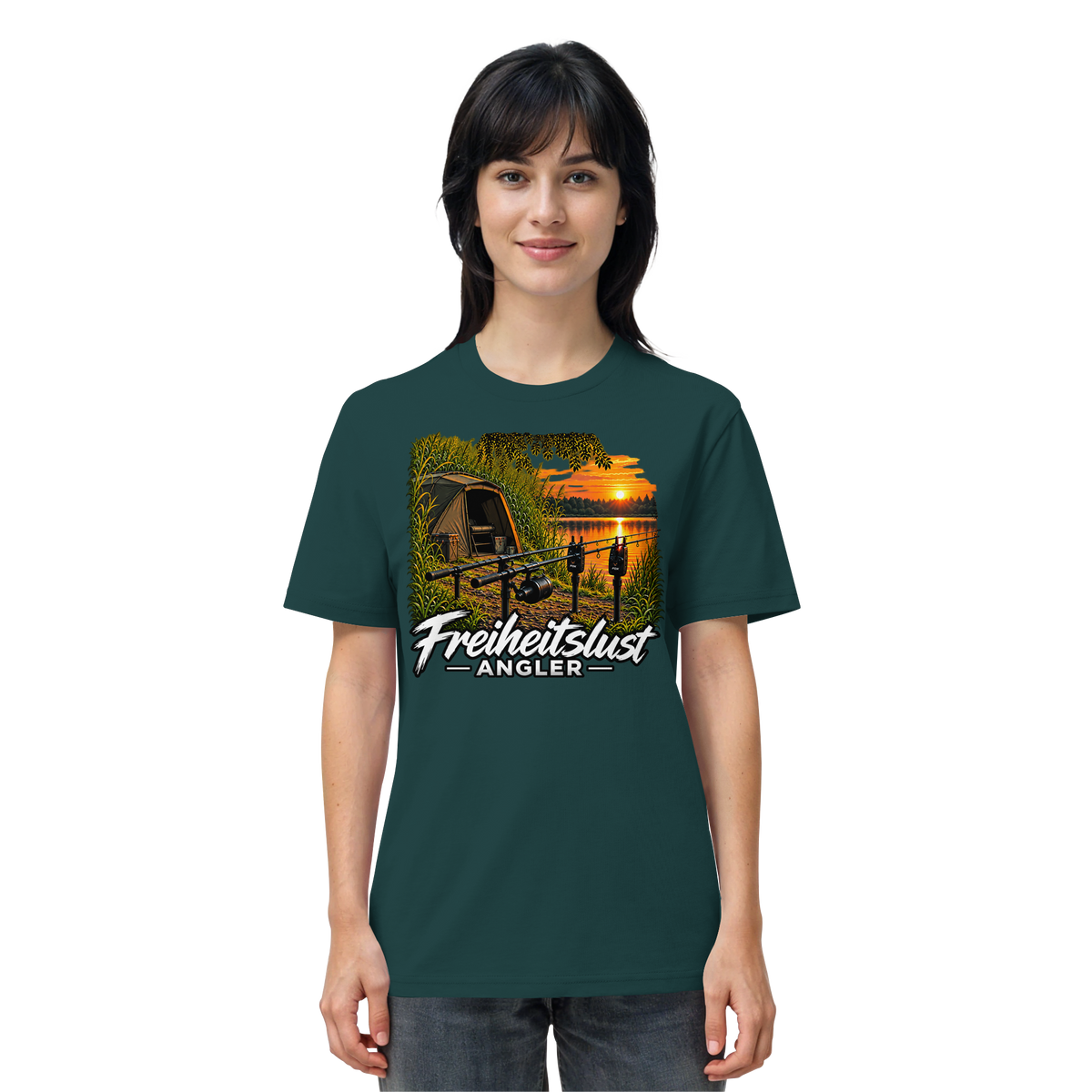 Freiheitslust Fishing T-Shirt - Angelplatz