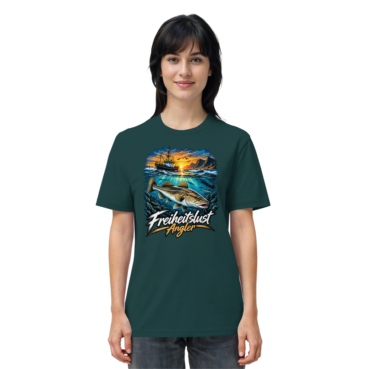 Freiheitslust Fishing T-Shirt - Dorsch Edition