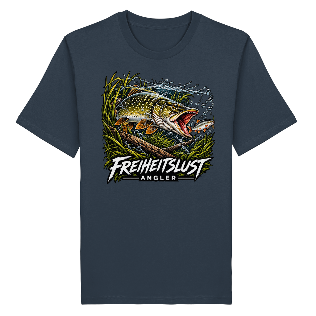 Freiheitslust Fishing T-Shirt - Hecht Edition