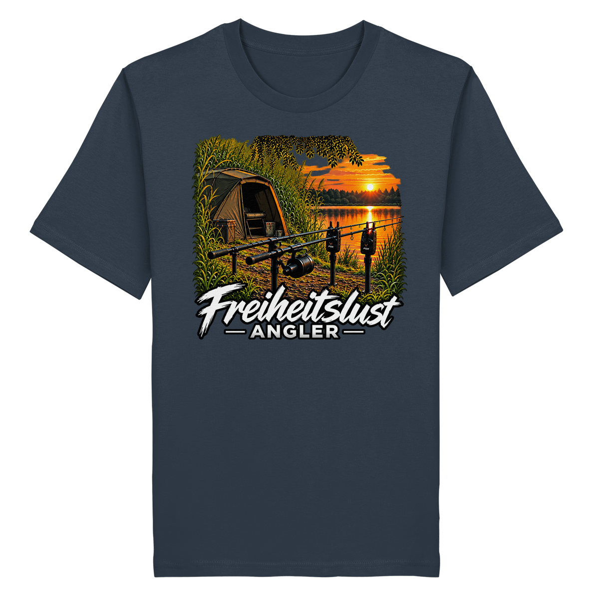 Freiheitslust Fishing T-Shirt - Angelplatz