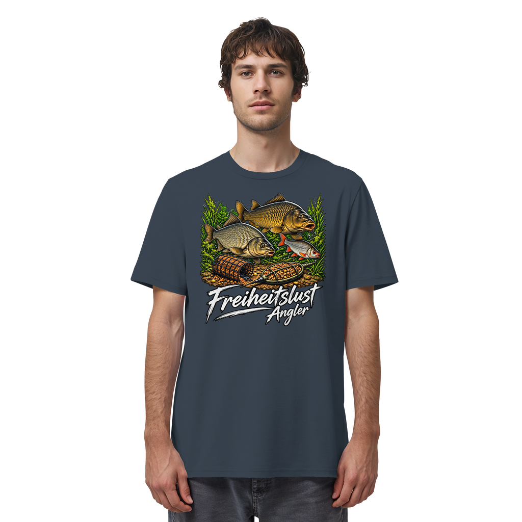 Freiheitslust Fishing T-Shirt - Feeder-Power