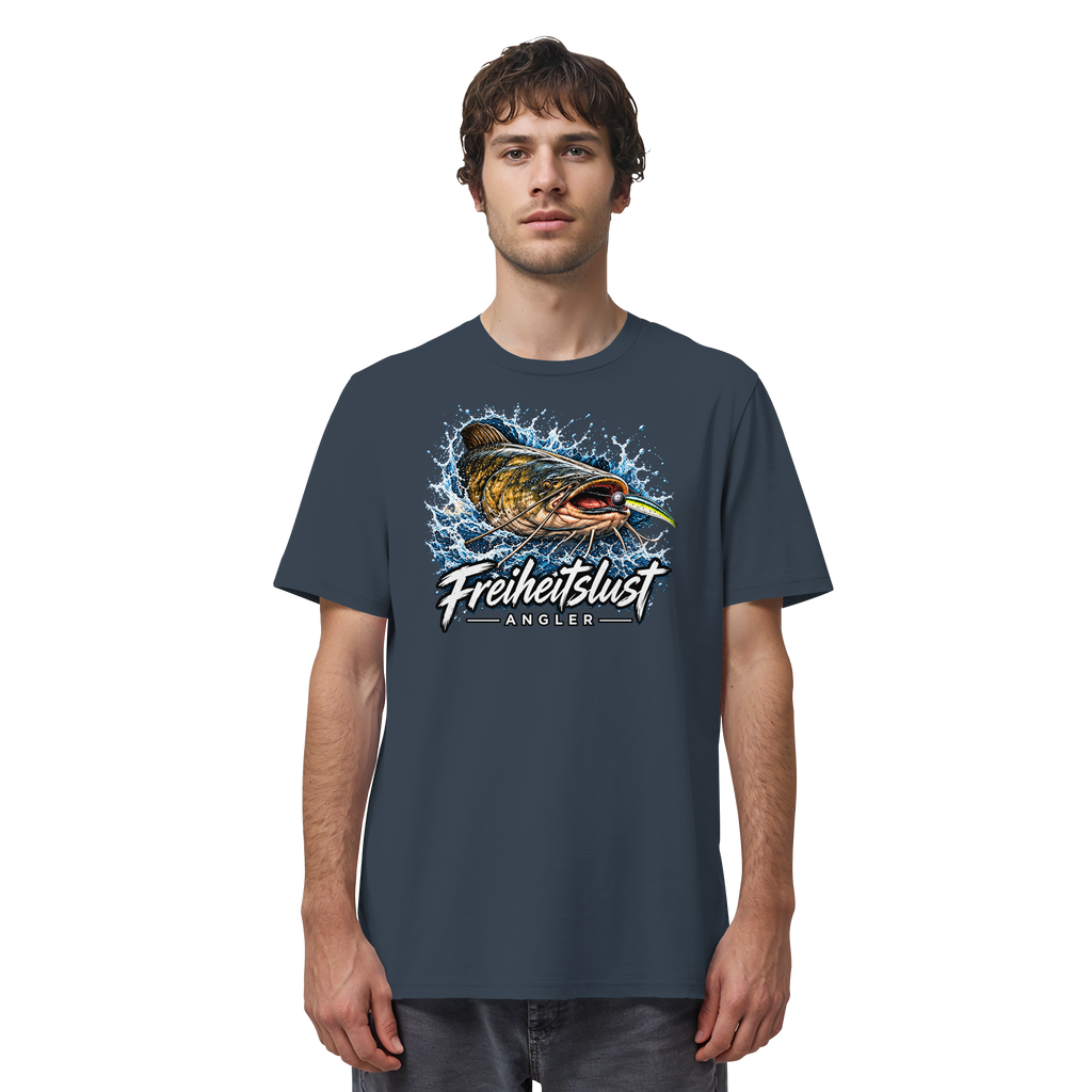 Freiheitslust Fishing T-Shirt - Waller Edition