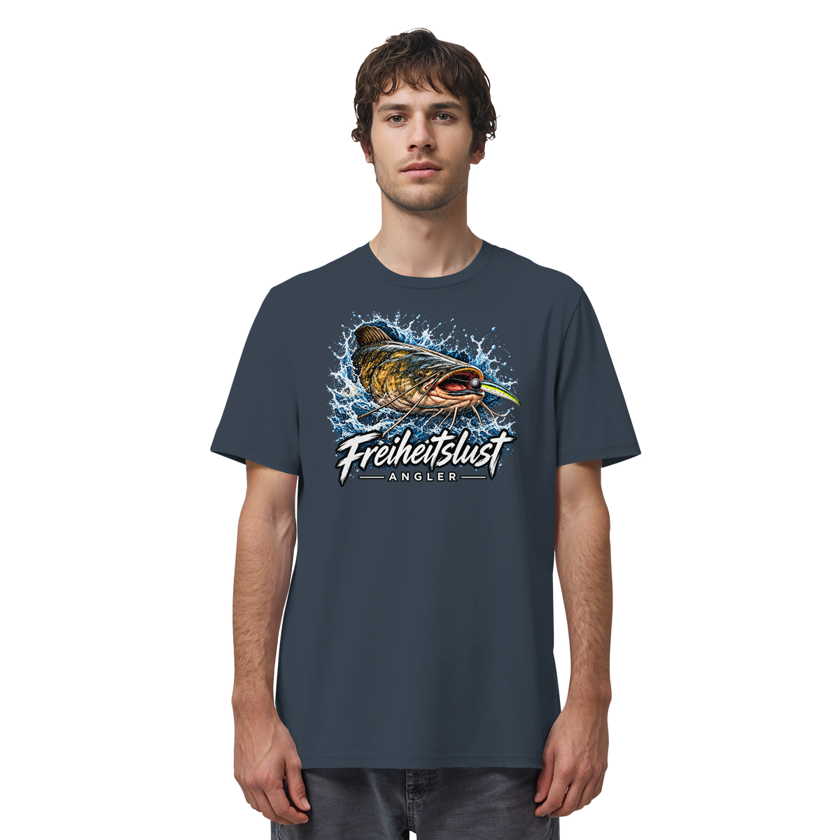 Freiheitslust Fishing T-Shirt - Waller Edition