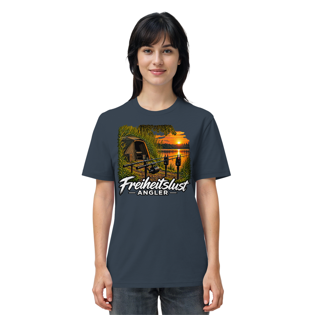 Freiheitslust Fishing T-Shirt - Angelplatz