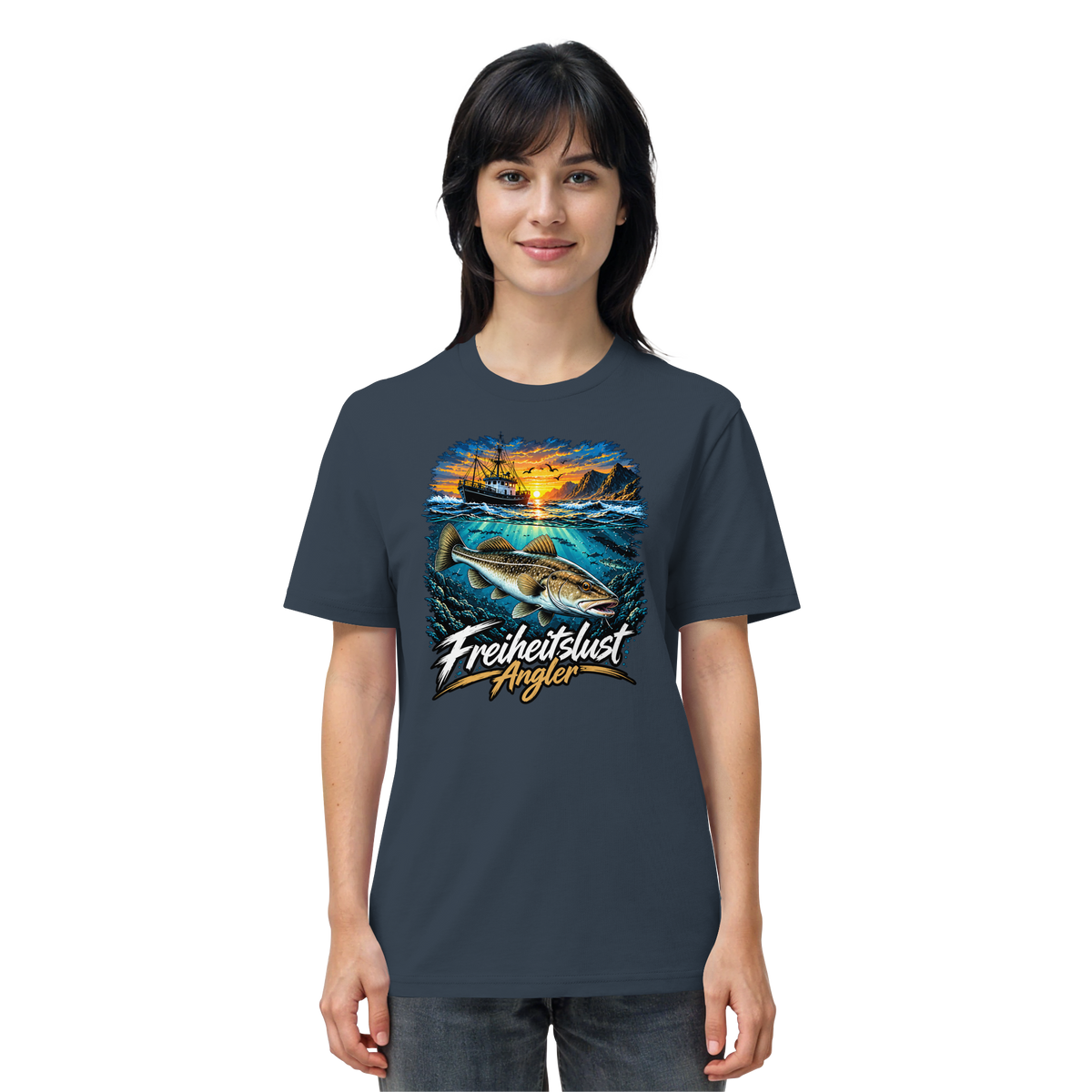 Freiheitslust Fishing T-Shirt - Dorsch Edition