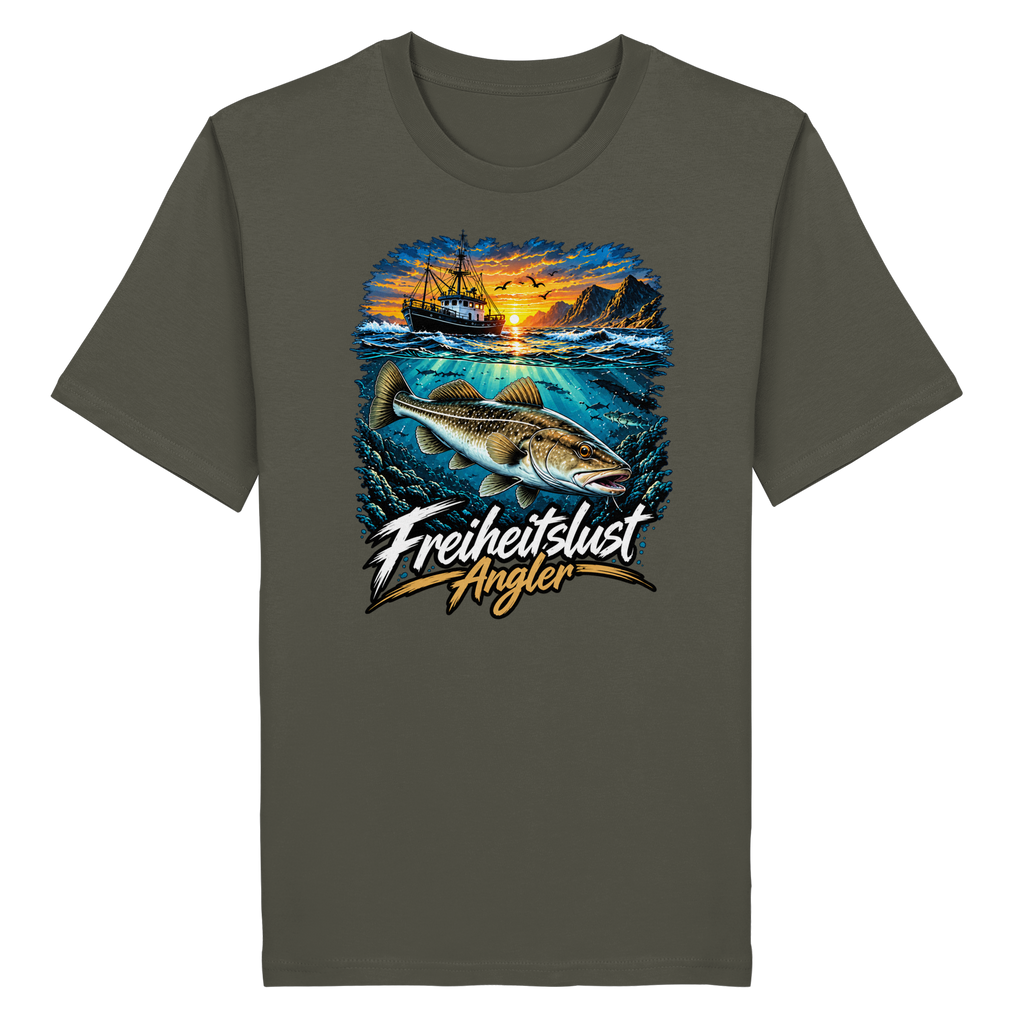 Freiheitslust Fishing T-Shirt - Dorsch Edition