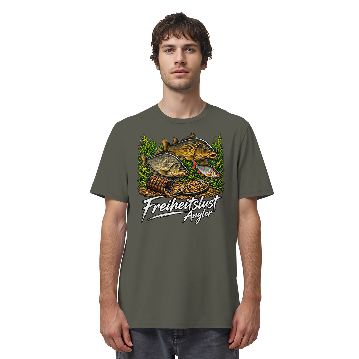 Freiheitslust Fishing T-Shirt - Feeder-Power