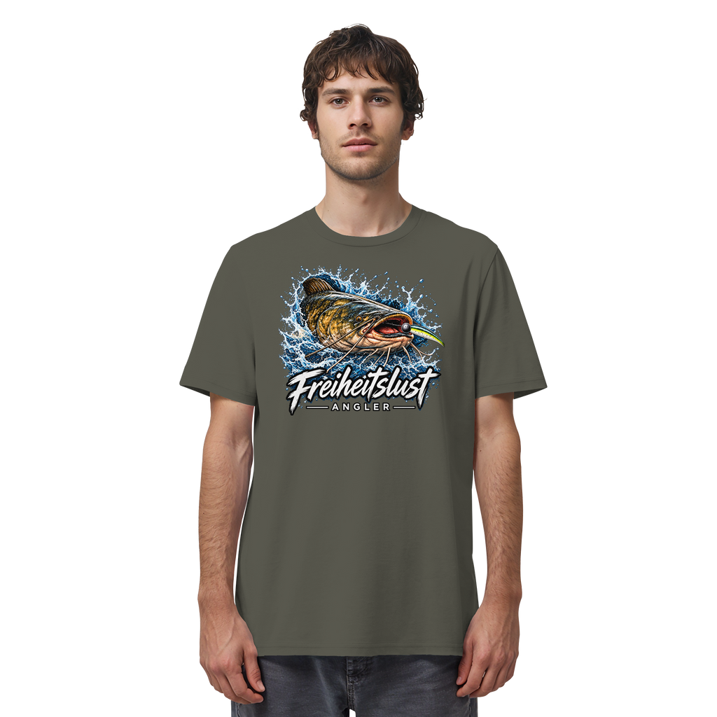 Freiheitslust Fishing T-Shirt - Waller Edition