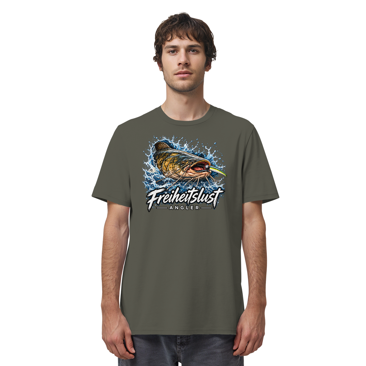 Freiheitslust Fishing T-Shirt - Waller Edition