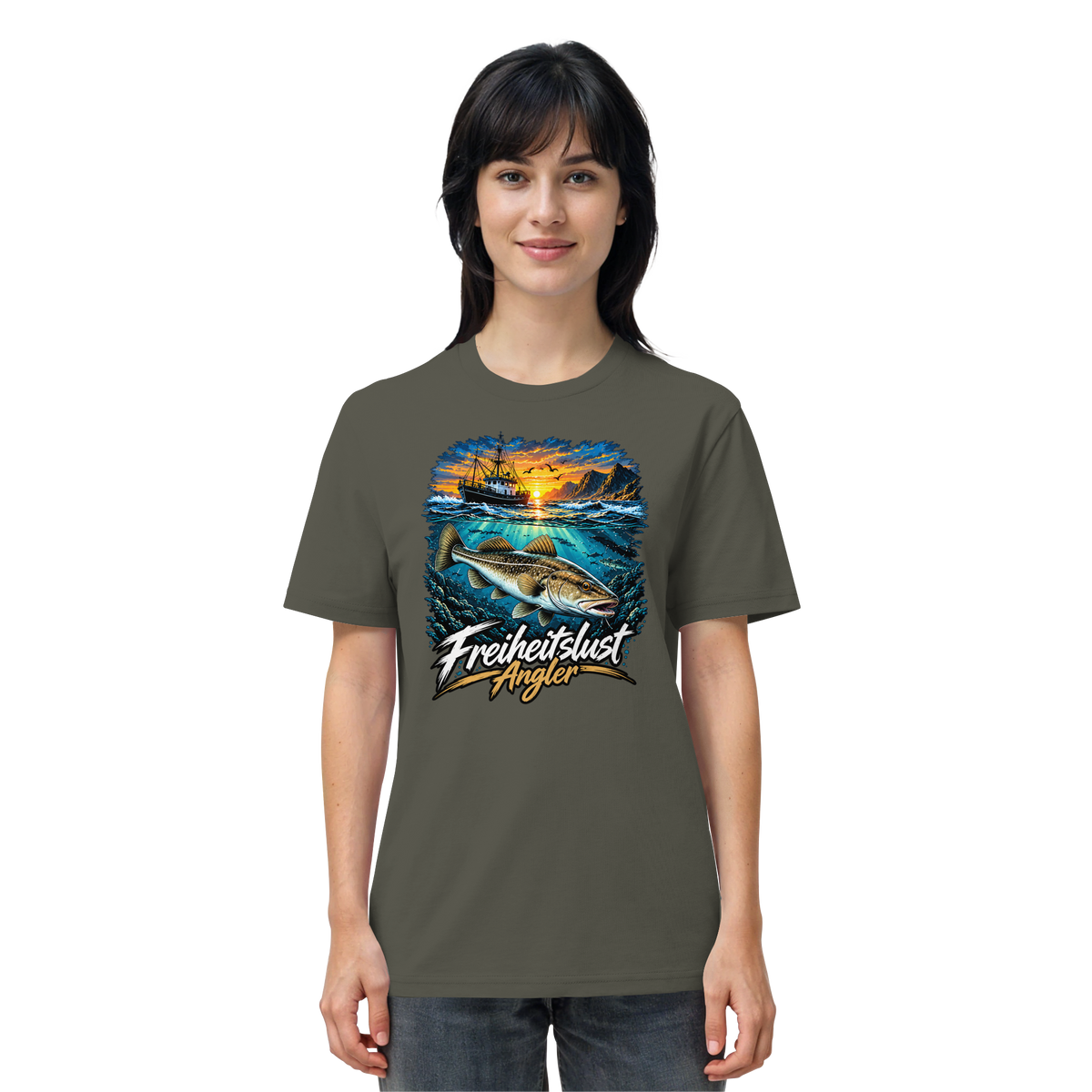 Freiheitslust Fishing T-Shirt - Dorsch Edition