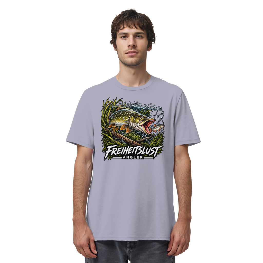 Freiheitslust Fishing T-Shirt - Hecht Edition