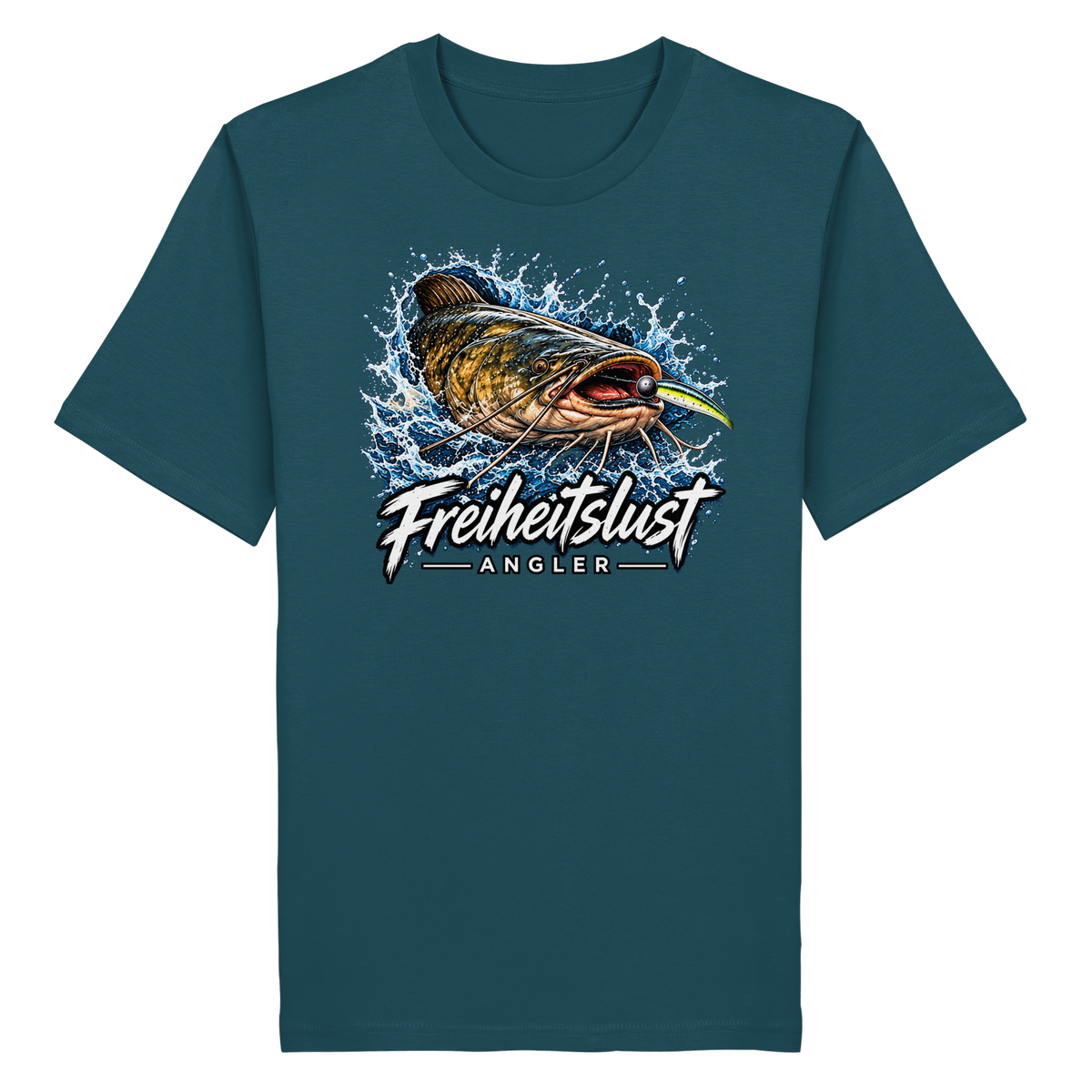 Freiheitslust Fishing T-Shirt - Waller Edition