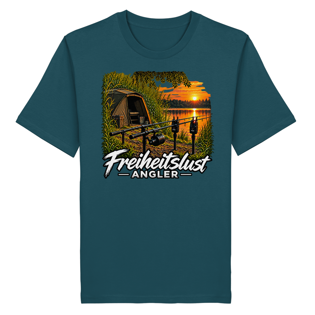 Freiheitslust Fishing T-Shirt - Angelplatz