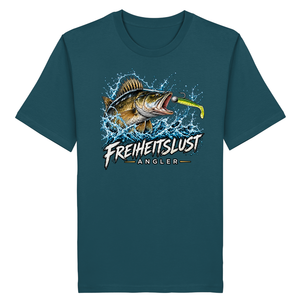 Freiheitslust Fishing T-Shirt - Zander Edition