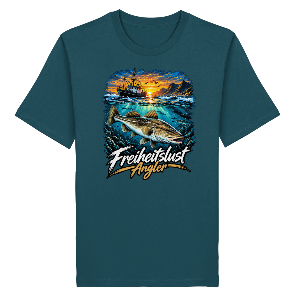 Freiheitslust Fishing T-Shirt - Dorsch Edition