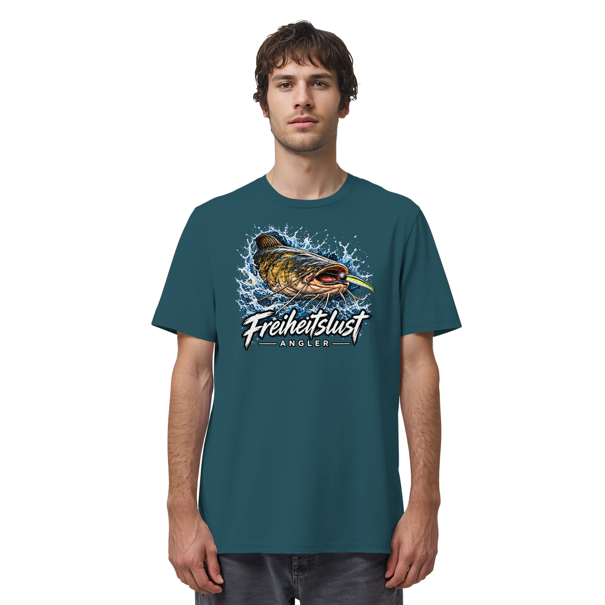 Freiheitslust Fishing T-Shirt - Waller Edition