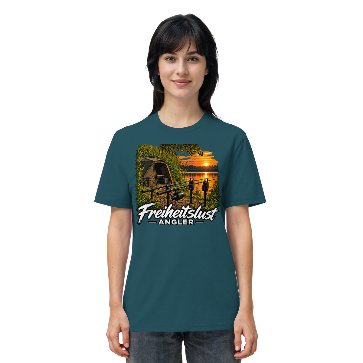 Freiheitslust Fishing T-Shirt - Angelplatz