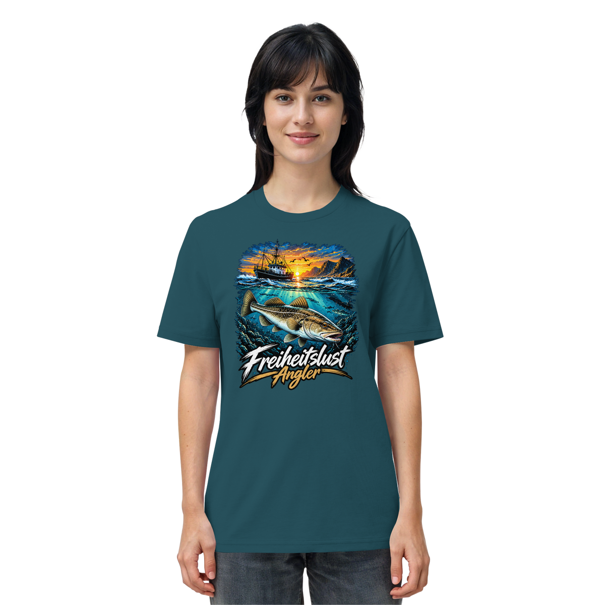 Freiheitslust Fishing T-Shirt - Dorsch Edition